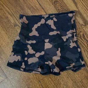 Ryderwear camo scrunch bum shorts